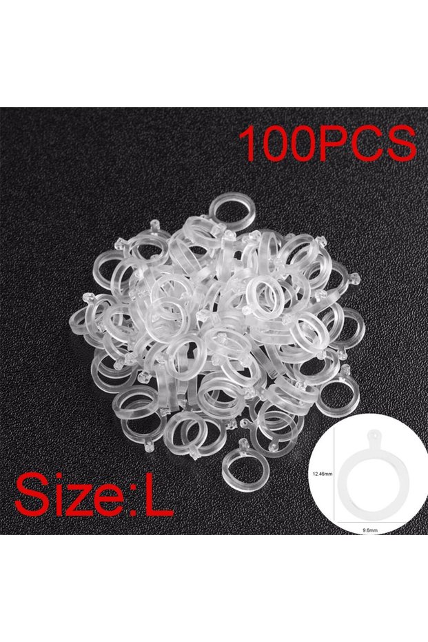 L Baitbands For carp coarse fishing tackle 100X White bait band pellet bait bands