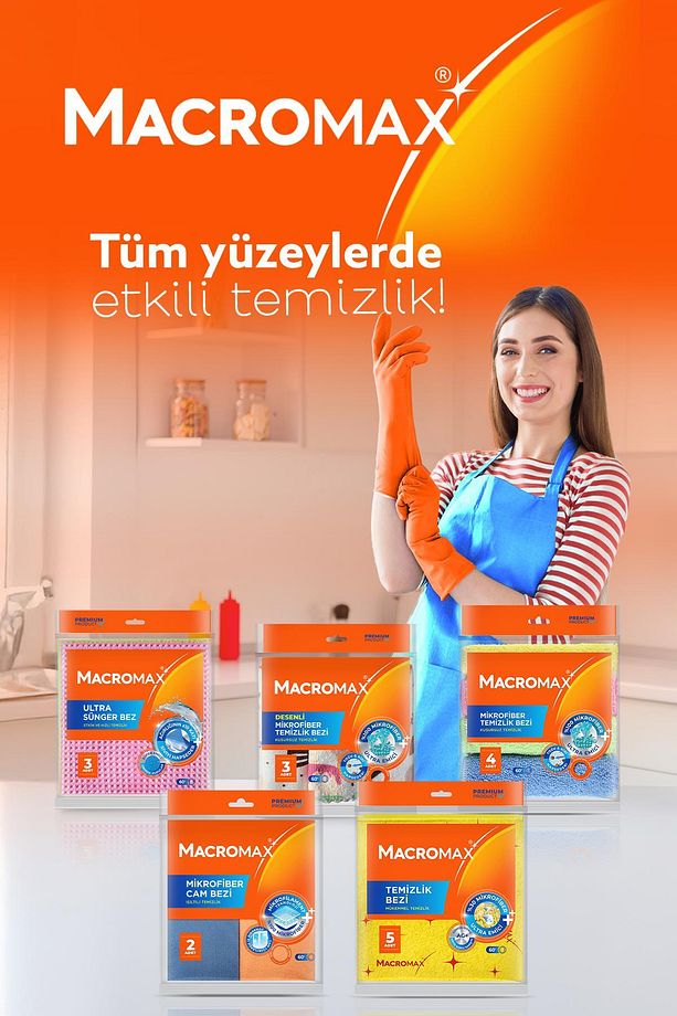 Ultra Emici Mikrofiber Temizlik Bezi 2'li x 3 Adet - 3