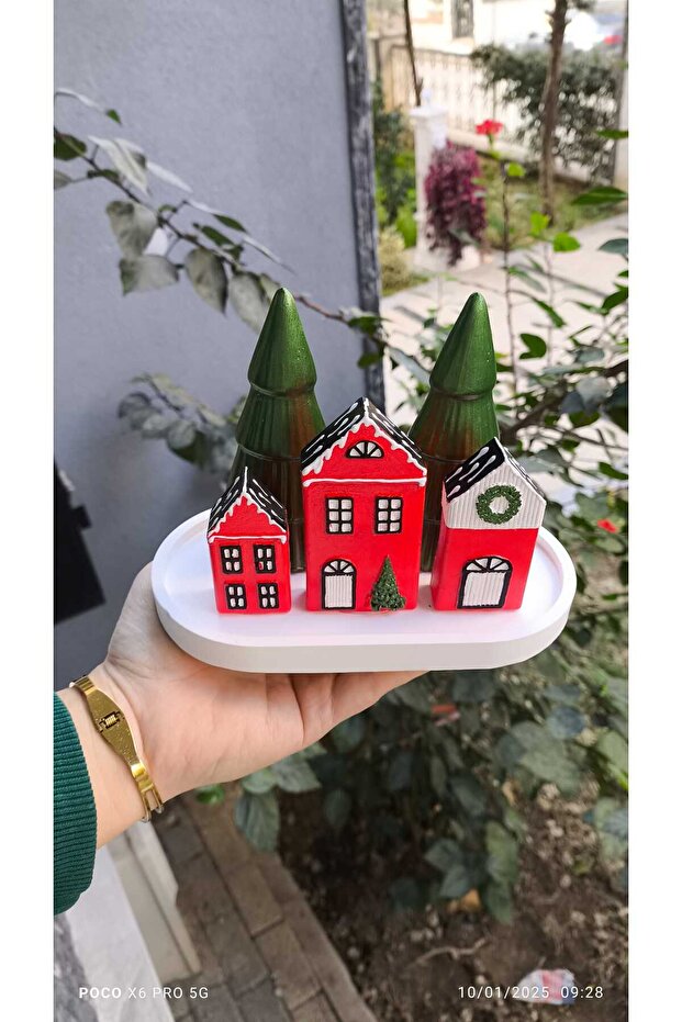 Yılbaşı temalı peçetelik modeli - 3