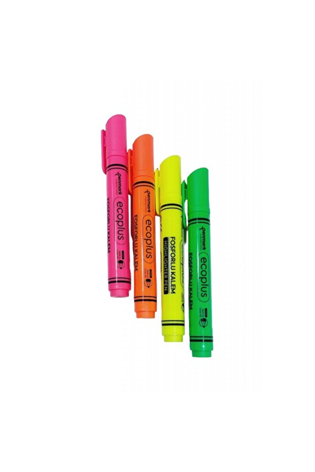 HIGHLIGHTER PEN PENMARK ROUND BARREL ECOPLUS PINK CORRIDOR STATIONERY