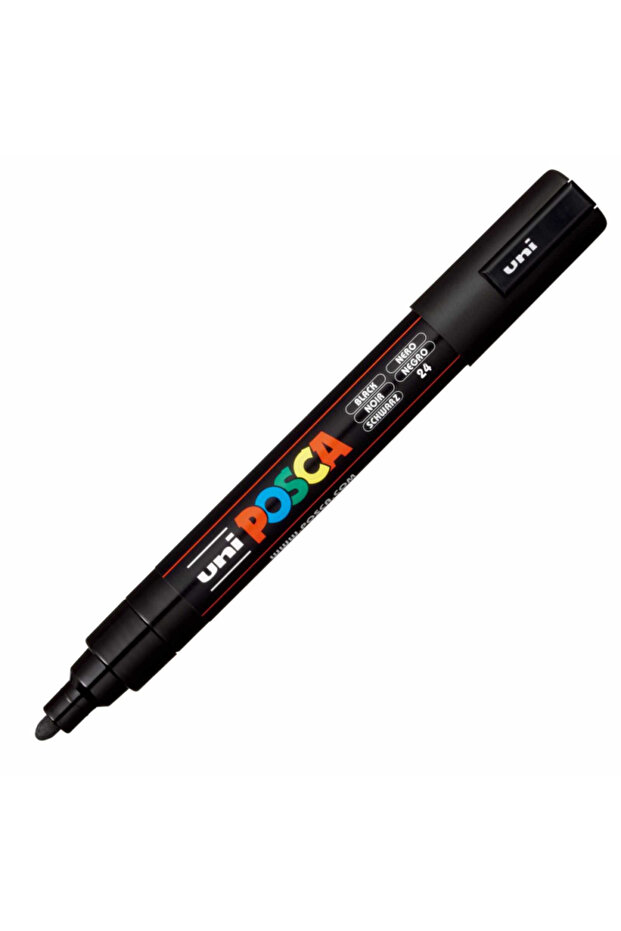 Set of 8 Markers, Tip 1.8 - 2.5 Mm, Marker Pc-5m, Uni - 6