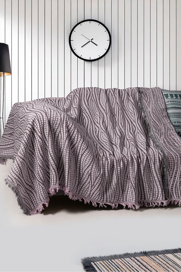İkili Set Dokuma Koltuk Örtüsü Seti 170x220cm - 2