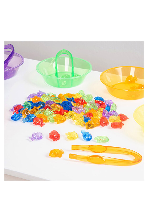 Sorting Set, Translucent Fish Tanks, 120 Pieces - 5