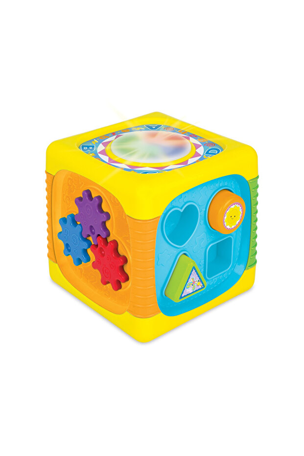 Activity Cube With Sounds For Babies, - 2