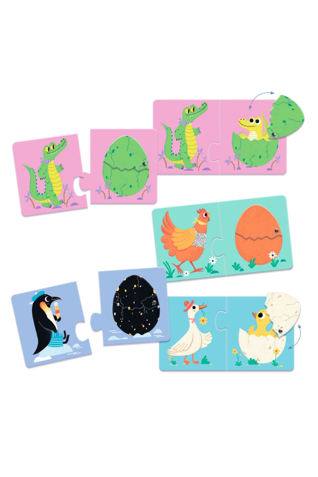 Double Puzzle - Funny Eggs - 2