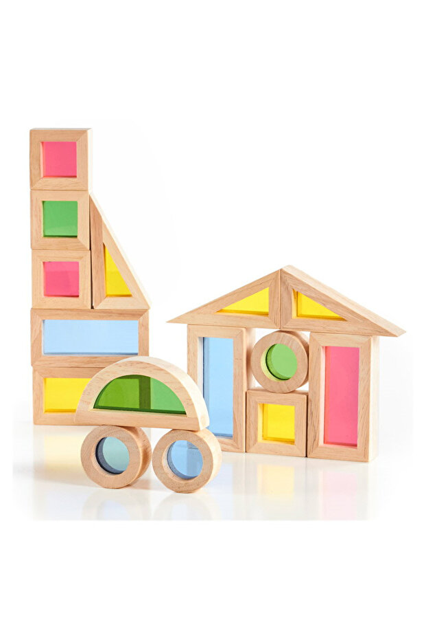 Σετ Junior Rainbow Blocks 20 τεμαχίων, - 2