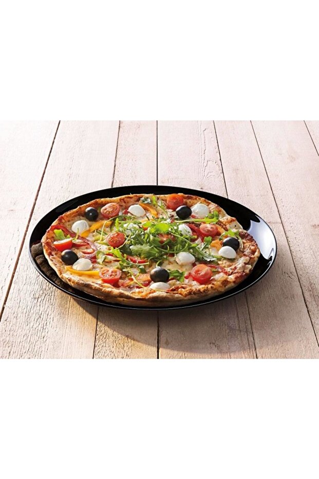 Faya Home Arcopal Siyah 32 Cm Pizza Tabağı 2 Adet - 2