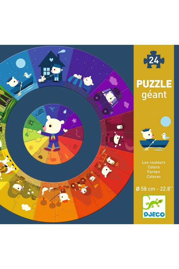 Puzzle circular, Culori