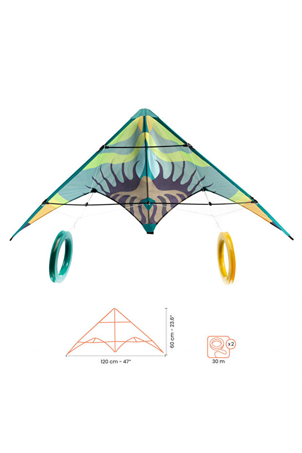 Acrobatic Kite Waves, - 2