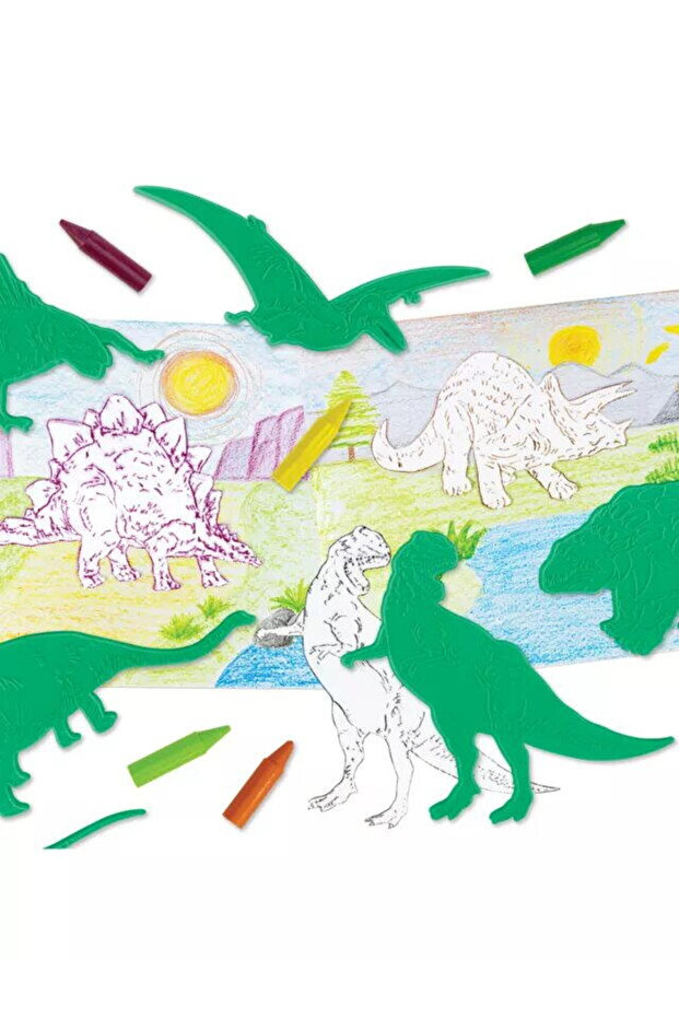 Шаблони за рисуване - Динозаври - 4