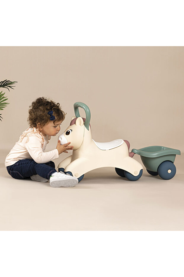 Pony Push Car With Trailer - 5