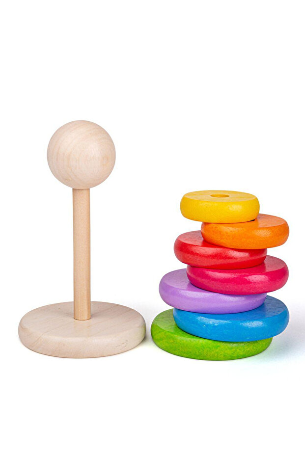 Dřevěná pyramida - Duha - 4