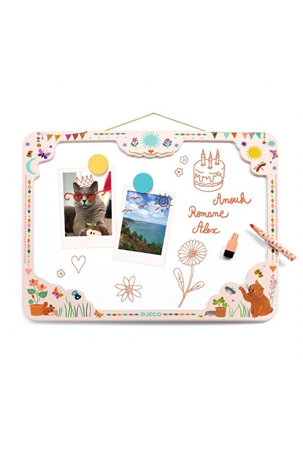 Decorative Writing Board Cat Pattern, - 1