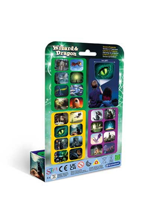 Flashlight Projector - Dragon and Wizard - 8