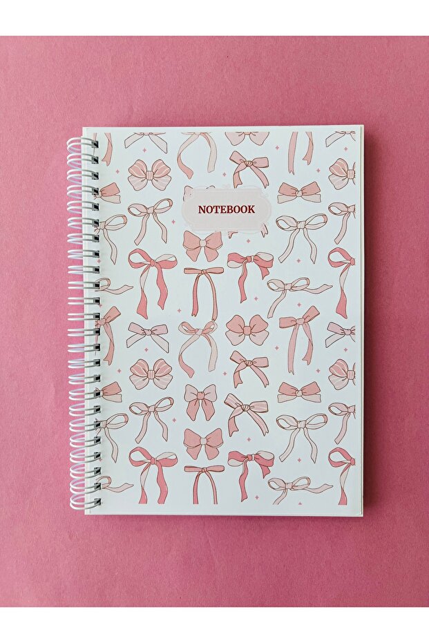 Notepad, School Notebook, Notebook White 120 Sheets on Wire Spiral