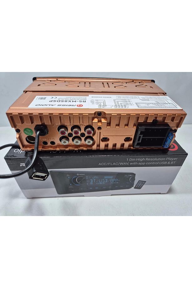 Oto Teyp – Rs-mx85dsp 4x50w – 3 Amfi Çıkışlı , App Kontrollü Tesisat Teybi - 2