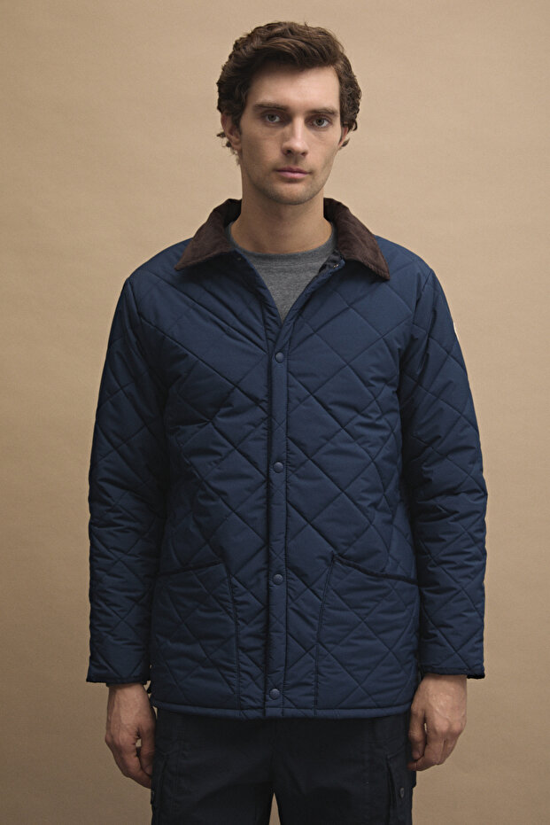 Kapitone Basic Mont - Lacivert - 2