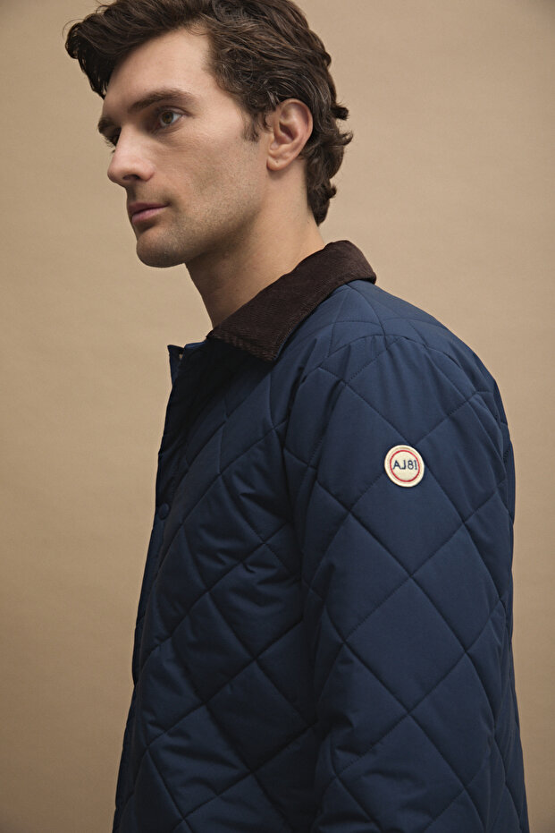 Kapitone Basic Mont - Lacivert - 3