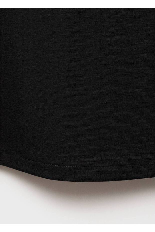 Pamuklu Halter Yaka Bluz - 8