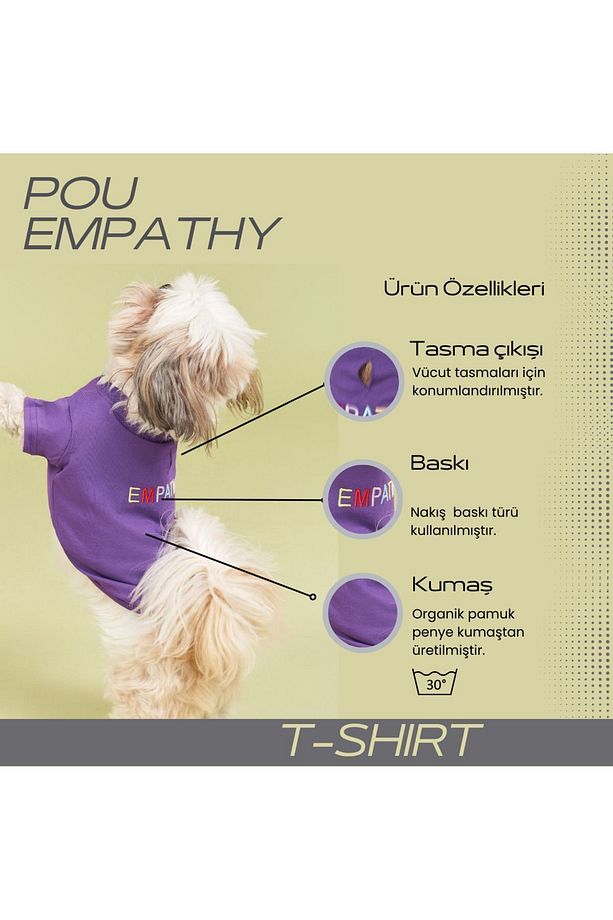 Köpek Kıyafeti, Sahipler Için Tek Ürün Oversize, Unisex, Empathy - 2