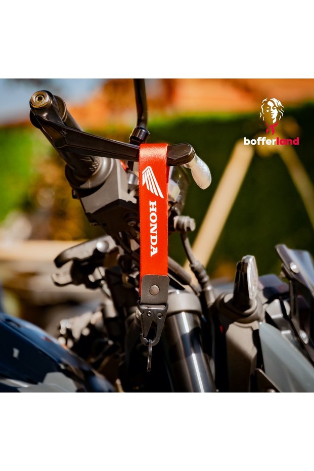 Ride Tag Motorcycle Automobile Fabric Hook Keychain 56