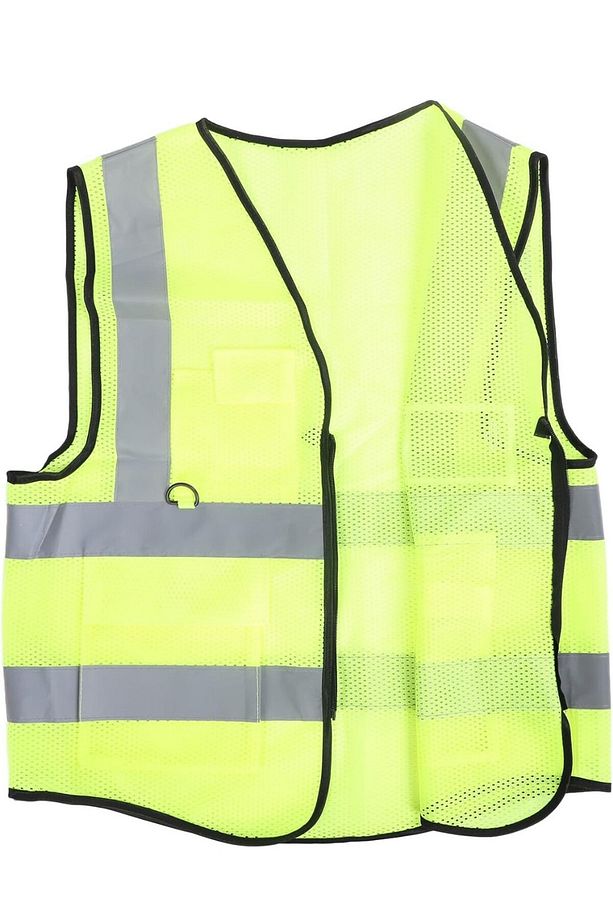 Yüksek Görünürlüklü Mesh Güvenlik Yansıtıcı Yelek, - 3