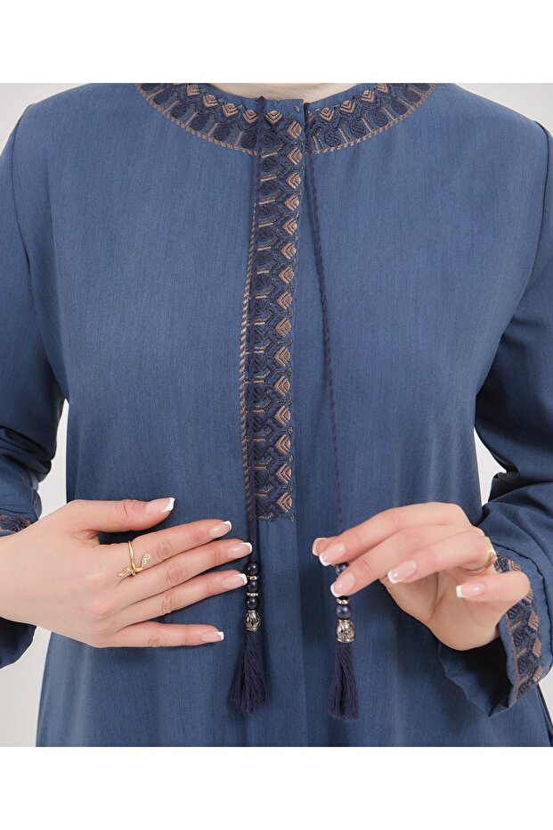 العرق لا يسبب تفاصيل التطريز النيلي - 5