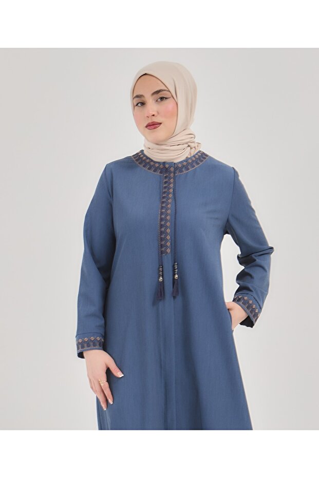 العرق لا يسبب تفاصيل التطريز النيلي - 1