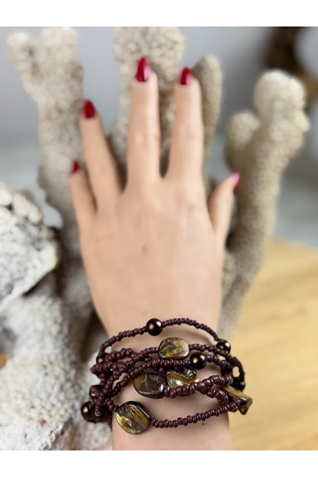 Sedef taşlı bileklik - 4