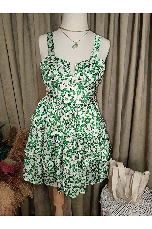 ÇİÇEKLİ ELBİSE - 1