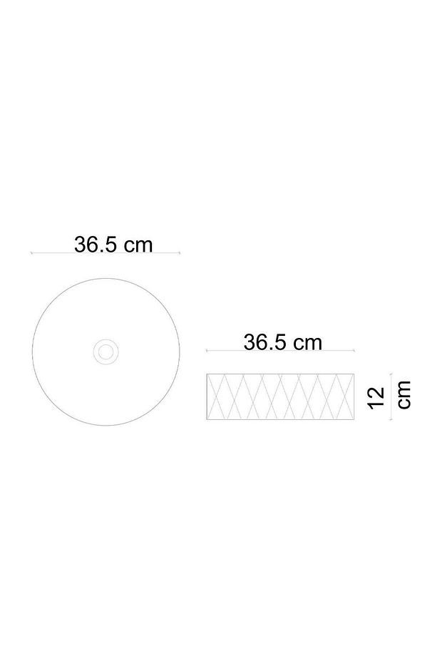 TEZGAHÜSTÜ LAVABO (MAT YEŞİL-SİYAH) E-W5001YS - 3