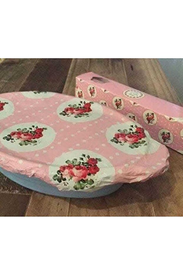 Pink kitchen wrapping paper - 1