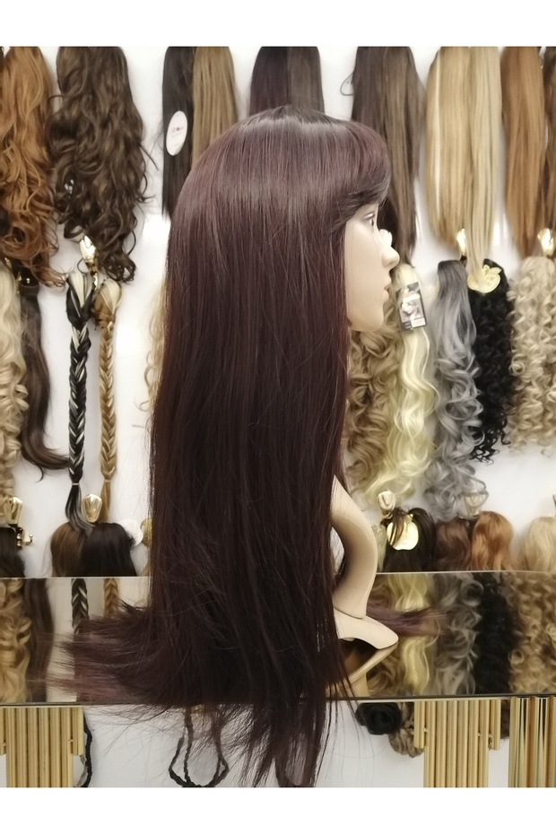 Düz 70 cm peruk - 2