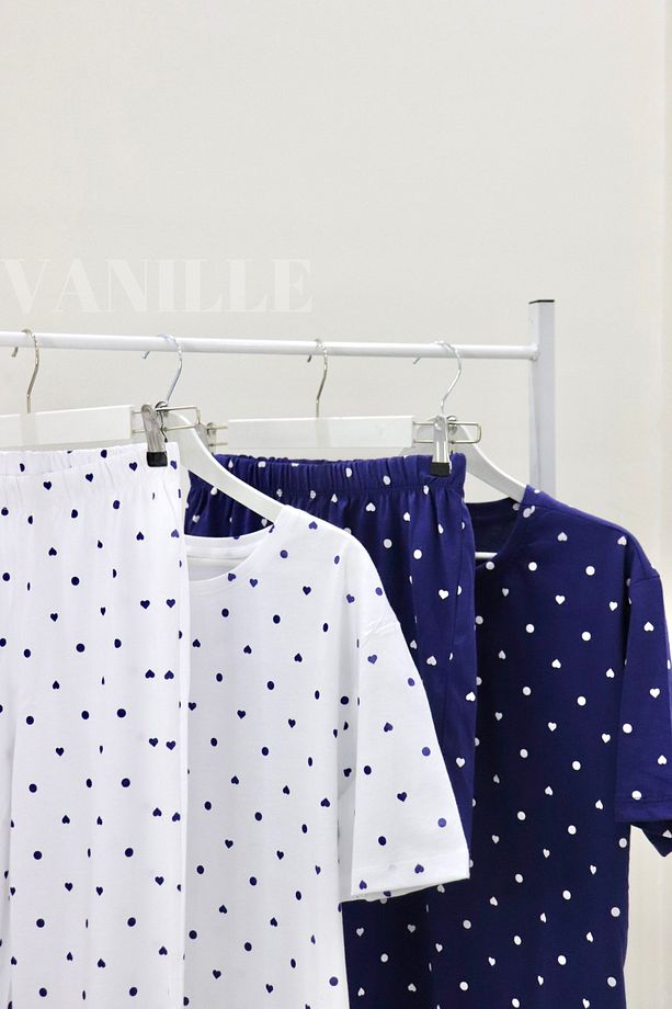 Kadın Alt Üst Şortlu Takım Pijama - 5