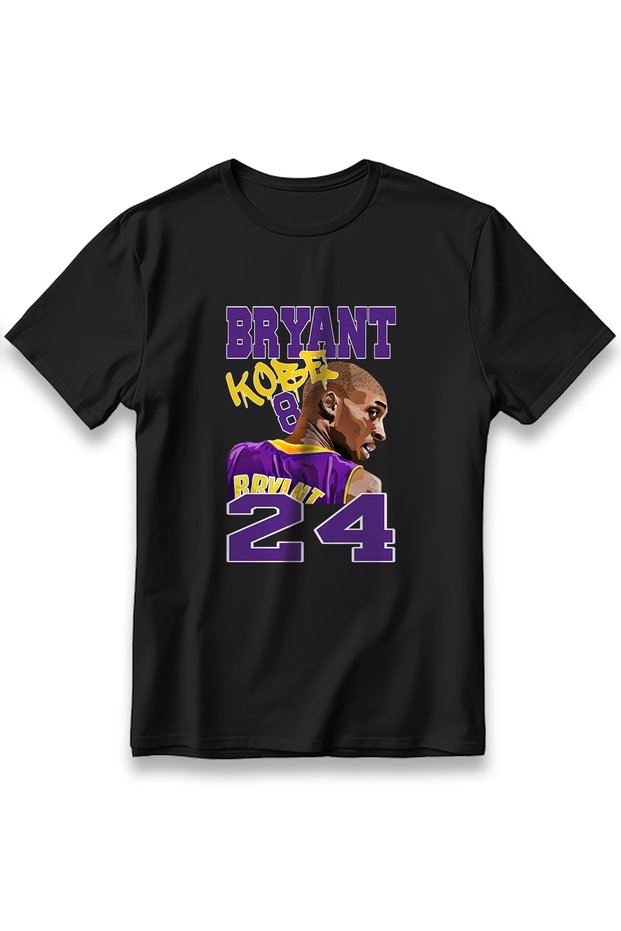 Kobe Bryant 24 T-Shirt Model Printed Oversized Unisex 100% Cotton Breathable Thick Fabric T-Shirt