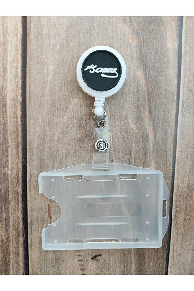 Kemal Atatürk Signature Silicone Yoyo ID Card Holder Horizontal Vertical Card Protector