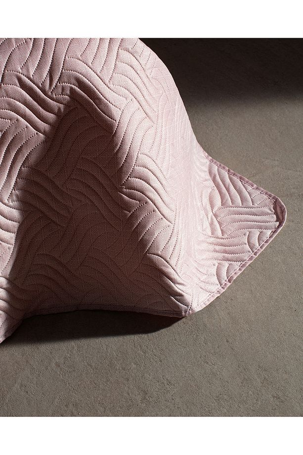 Odette King Size Yatak Örtüsü - Pudra - 5