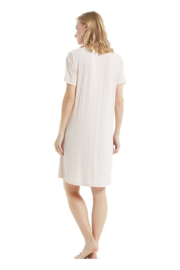 Kadın Gecelik 60093 - Baskılı - 2