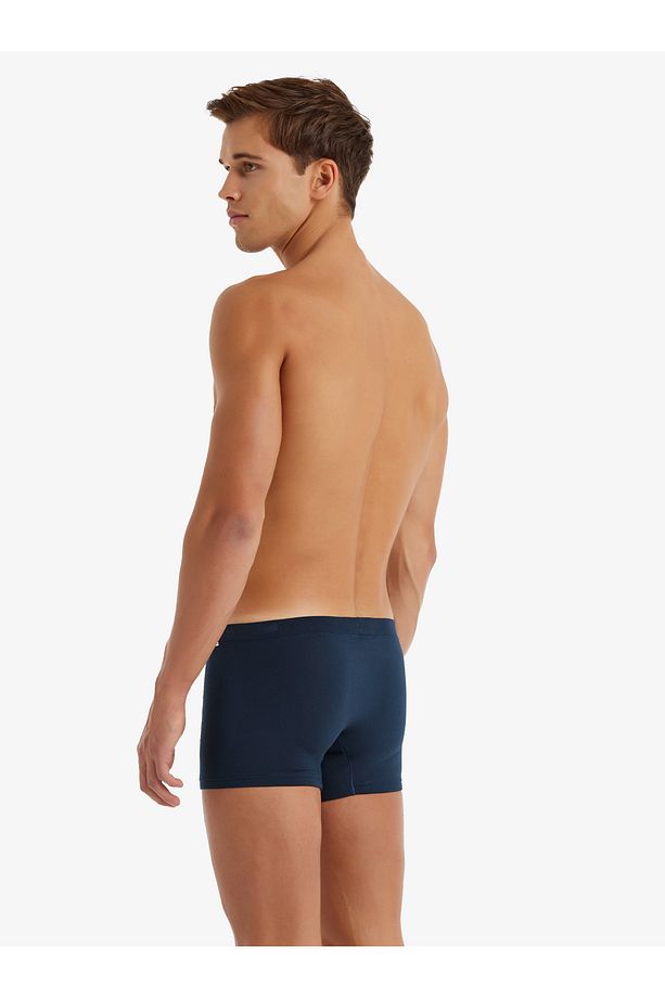 Erkek Modal Elastan Boxer Silver 9310 - Lacivert - 2