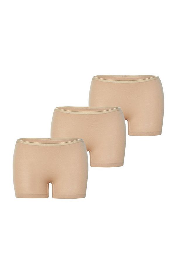 Kadın Boxer 3lü Paket Essential 1571 - Ten - 1