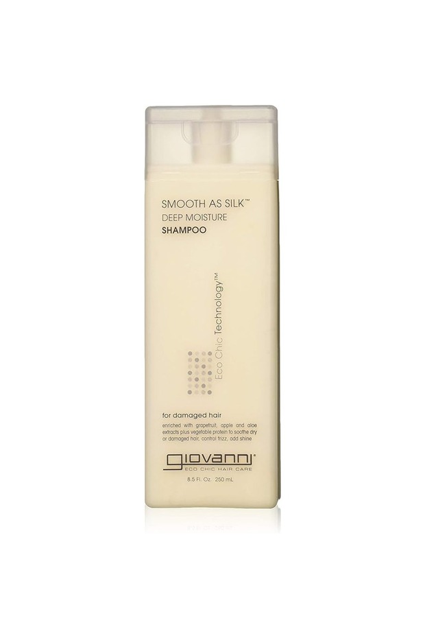 Giovanni Smooth As Silk Deep Moisture Shampoo, with Grapefruit, Apple, & Aloe Extracts, 250 ml