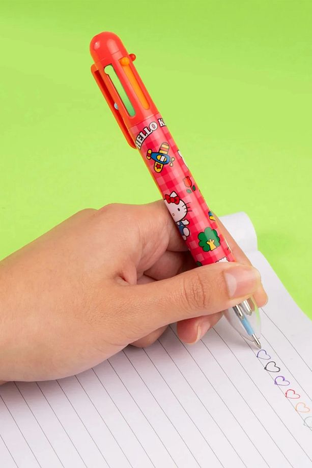 Hello Kitty'nin Renkli Dünyası - 6 Renkli Çoklu Kalem - 3