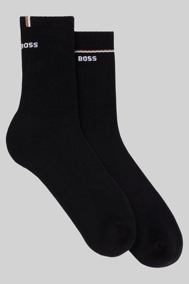 2 Li Erkek Çorap Siyah - 1