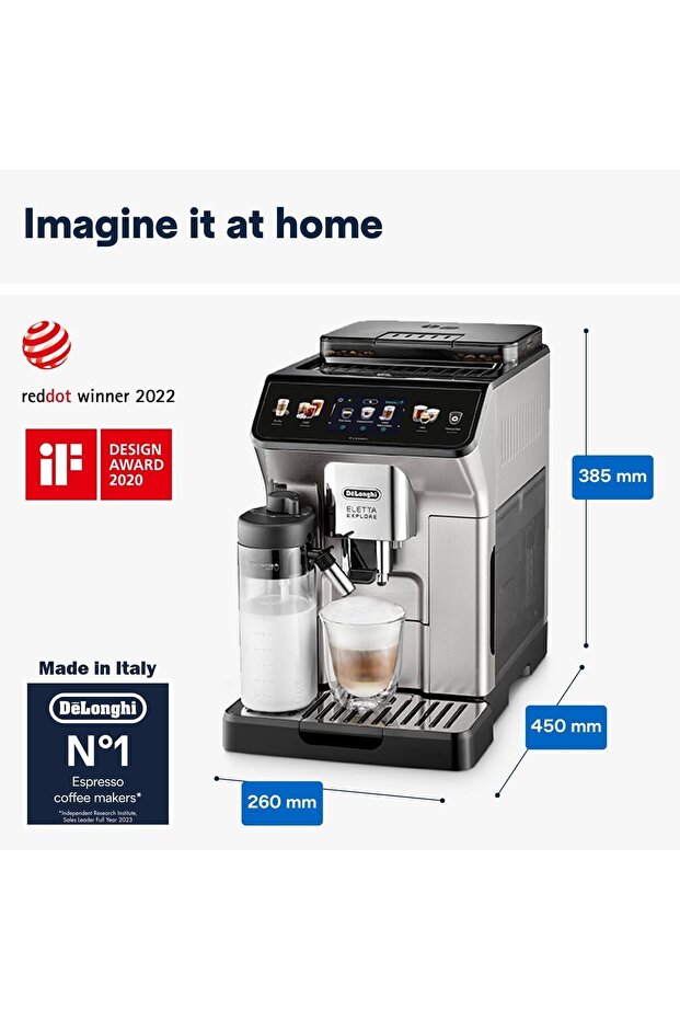 DE'LONGHI COLD BREW Coffee Machine ELETTA EXPLORE