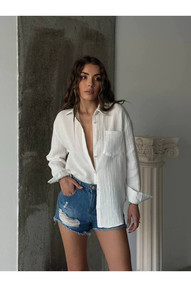 Premium Muslin Fabric Summer Shirt