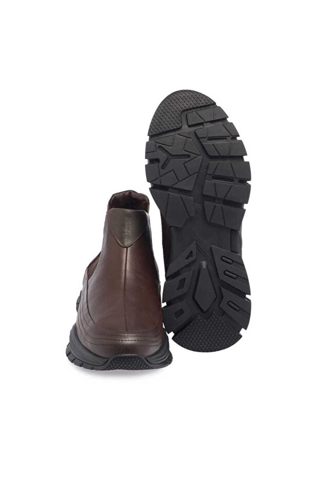 Kahve Deri Erkek Casual Bot - E23K1BT56396-A24 - 4
