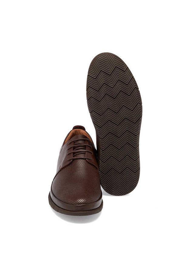Kahve Deri Erkek Casual Ayakkabı - E24ı1ay56770-a24 - 4