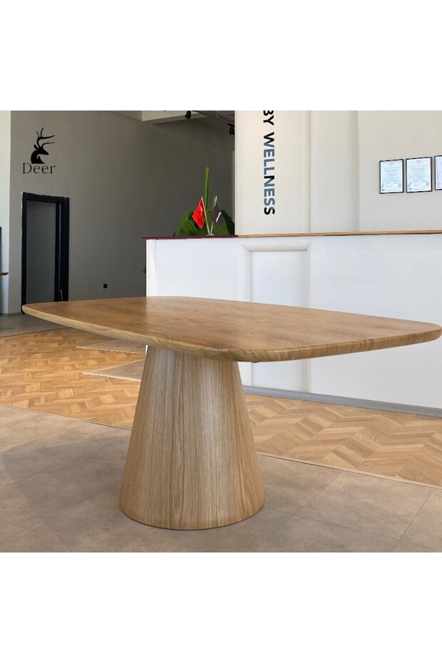 Fellas Meşe Hareli Bohem Masa - 3