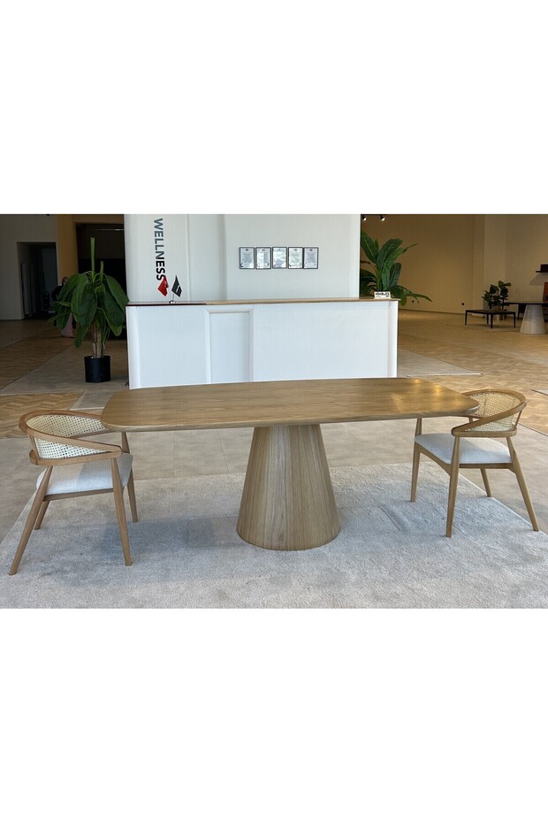 Fellas Meşe Hareli Bohem Masa - 1