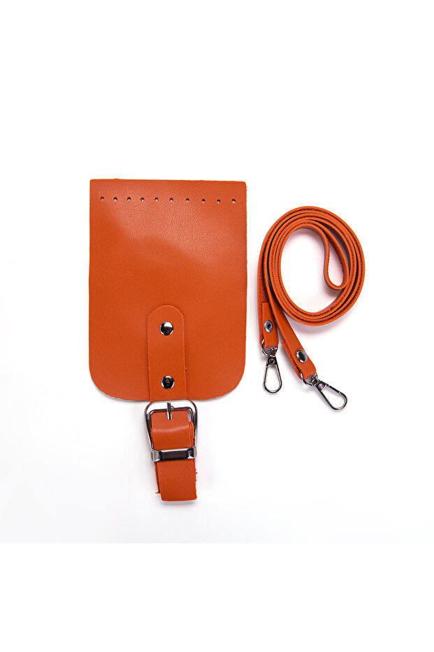 Mini Bag Set with Orange Closure - 1